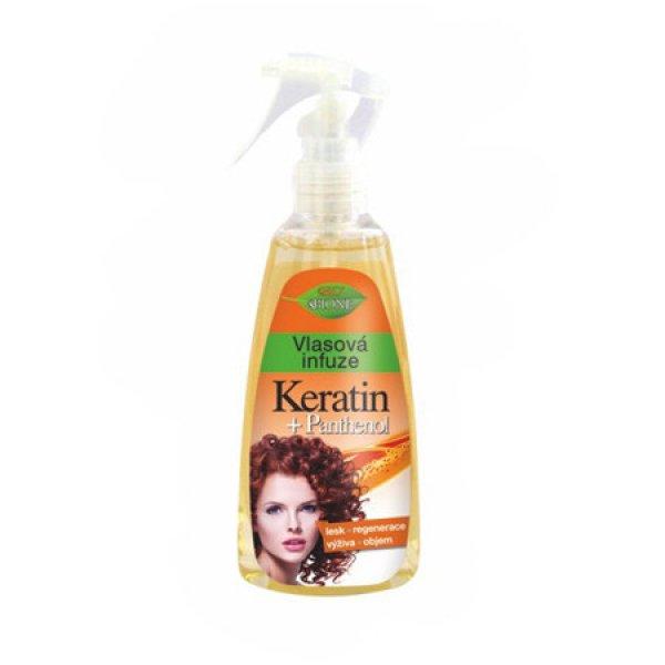 Bione cosmetics keratin+panthenol folyékony haj regeneráló térfogatnövelő
spray 260 ml