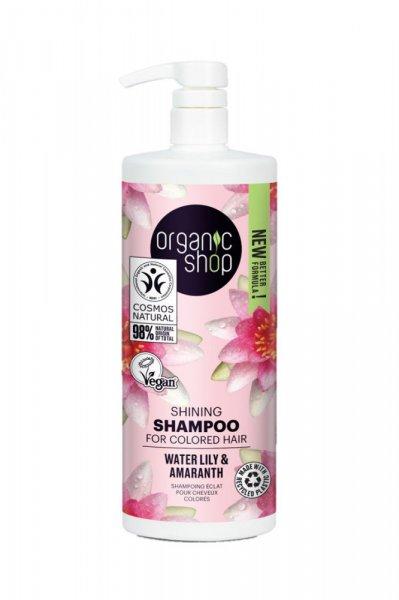 Organic Shop bio shine sampon vízililiommal és amaránttal 1000 ml