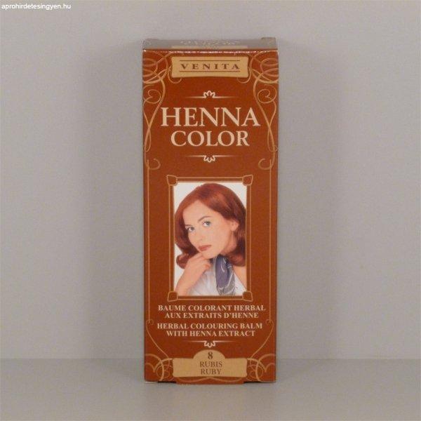 Henna Color szinező hajbalzsam nr 8 rubin 75 ml