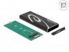 DeLock External Enclosure SuperSpeed USB for M.2 SATA SSD Ke
