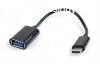 Gembird A-OTG-CMAF2-01 USB2.0 OTG Type-C adapter cable Black