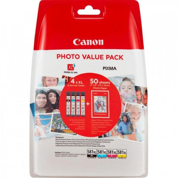 Canon CLI-581XL Color Photo Value Pack tintapatron