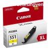 Canon CLI-551 XL Yellow tintapatron