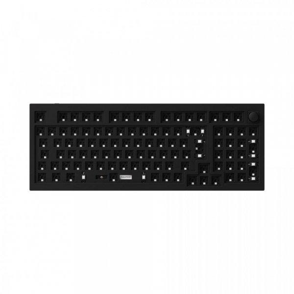 Keychron Q5 QMK Custom Mechanical Keyboard Barebone ISO Knob Carbon Black UK