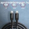 AXAGON BUCM-CM10AB HQ USB-C <> USB-C Cable 1m Black