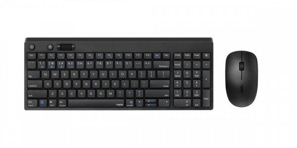 Rapoo 8050T Wireless Keyboard & Mouse Combo Black HU