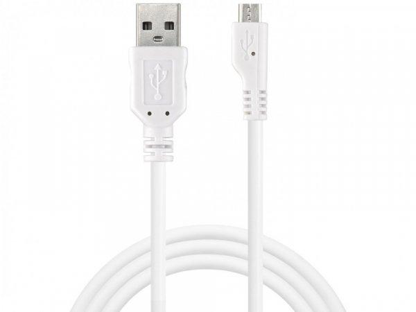 Sandberg MicroUSB Sync/Charge Cable 1m White