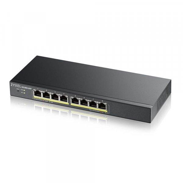 ZyXEL GS1900-8HP 8x1000Mbps Smart Menedzselhető PoE Switch