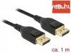 DeLock DisplayPort cable 8K 60 Hz 1m DP 8K certified Black