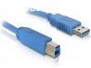 DeLock Cable USB 3.0 type-A male > USB 3.0 type-B male 3m