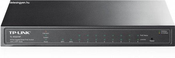 TP-Link TL-SG2210P 8-Port Gigabit Smart PoE Switch with 2 SFP Slots