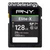 PNY 128GB SDXC Class 10 UHS-I U3 ELITE-X HC 128GB SDHC CLASS