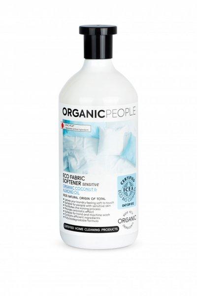 Organic People öko szenzitív öblítő bio kókusszal és mandulaolajjal 1000
ml