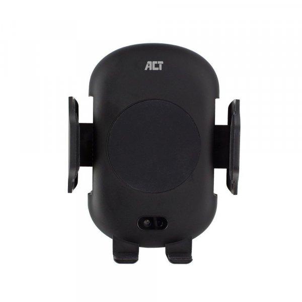 ACT AC9010 Automatic smartphone car mount with wireless charging Black