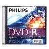 Philips DVD-R 4,7Gb 16x Slim utlag csomagolt