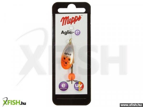 Mepps Aglia-E Papírkártyás Körforgó Villantó | Méret: 2, Szín: Narancs,
Tömeg: 4,5 G