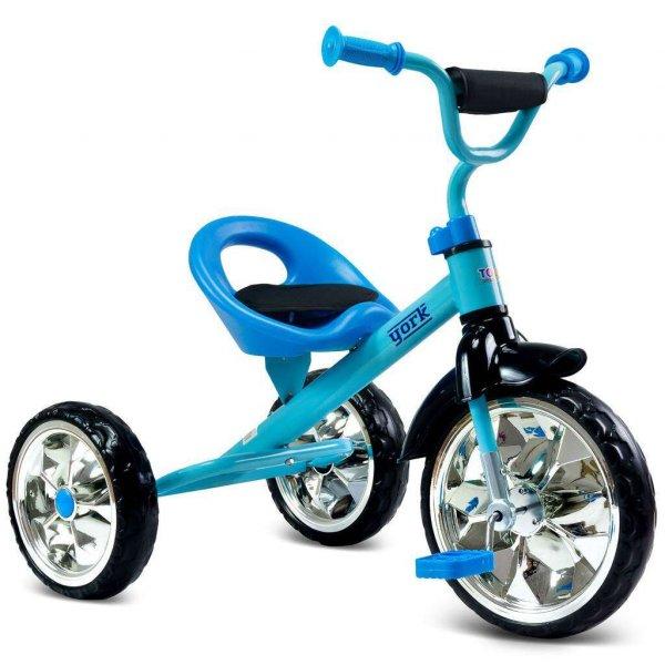 Toyz York Háromkerekű Tricikli #Kék+ 85db puzzle