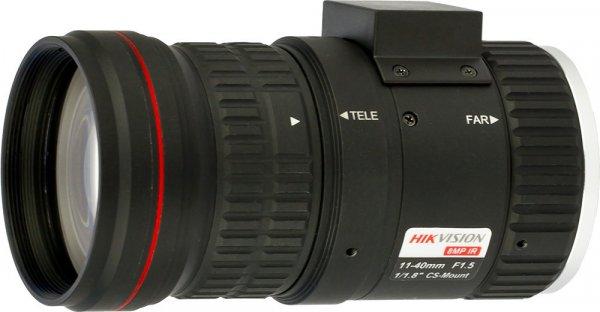 Hikvision HV1140P-8MPIR 8 MP 11-40 mm varifokális objektív, CS 1/1.8",
IR-korrigált, P-írisz