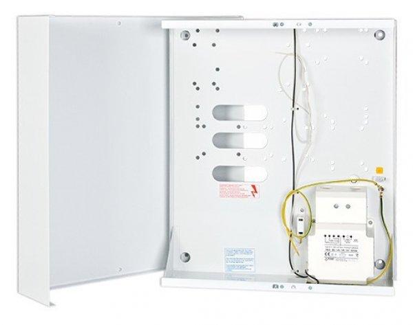 Satel OMI-3 Fém doboz, transzformátorral, INT64 és INT128 központokhoz, 17
Ah akkumulátorhely