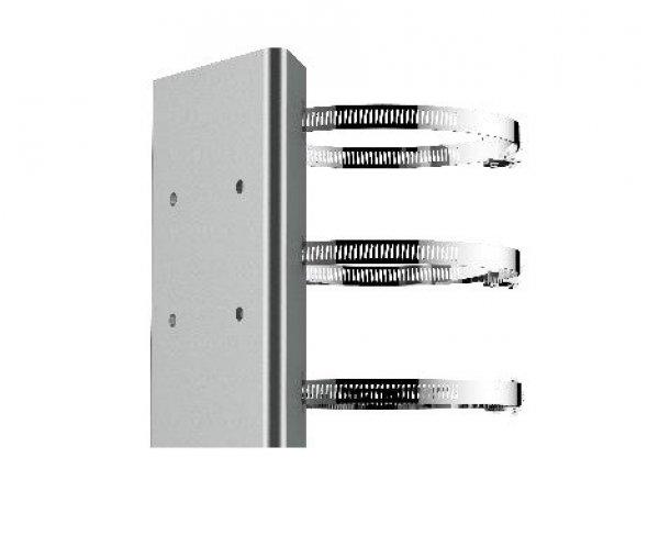 Hikvision DS-1673ZJ-P Oszlopkonzol, csőkamerákhoz és fali tartókhoz, 67-127
mm átmérőhöz, vízszintesen telepíthető