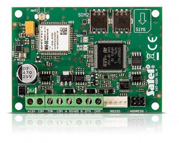 Satel INT-GSM GSM/GPRS kommunikátor, SATEL INTEGRA rendszerekhez, két NANO SIM
foglalat