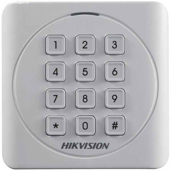 Hikvision DS-K1801MK Kártyaolvasó 13,56 MHz, Wiegand kimenet, kültéri,
billentyűzettel