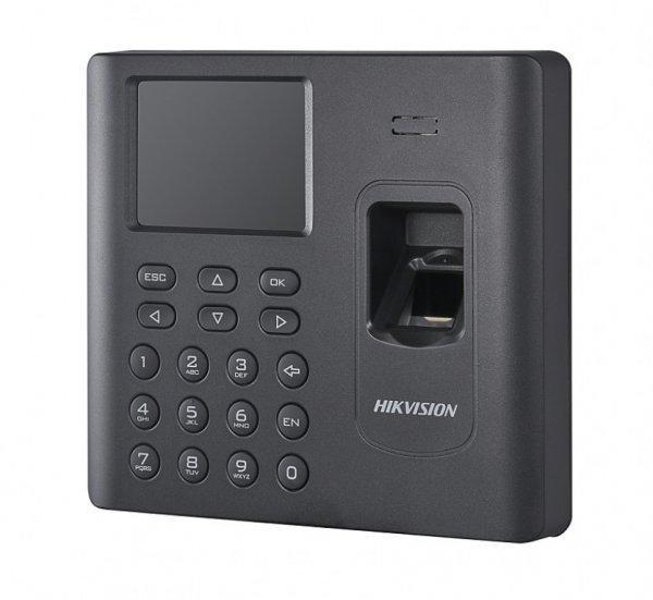 Hikvision DS-K1A802AF-B Munkaidő terminál, ujjnyomatolvasóval és
billetyűzettel, RJ45, akkumulátorral