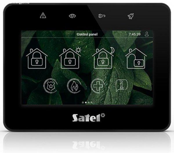 Satel INT-TSG2-B 4.3" érintőképernyős kezelő, fekete