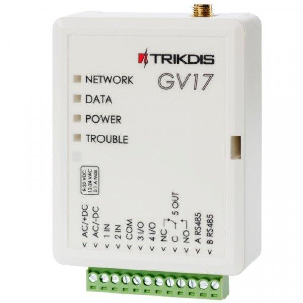 TRIKDIS GV17-4G 4G kapu és általános okosotthon vezérlő, 2 be- vagy kimenet