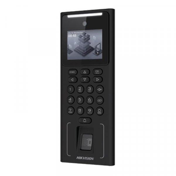 Hikvision DS-K1T321MFWX 2.4" MinMoe arcfelismerő beléptető vezérlő
terminál, Mifare kártyaolvasó, ujjlenyomat olvasó