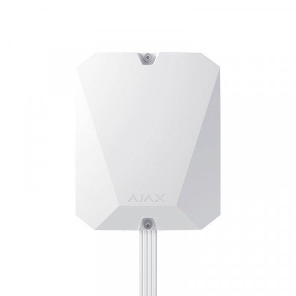Ajax MULTITRANSMITTER-FIBRA-WHITE MultiTransmitter Fibra integrációs modul
vezetékes eszközökhöz, fehér