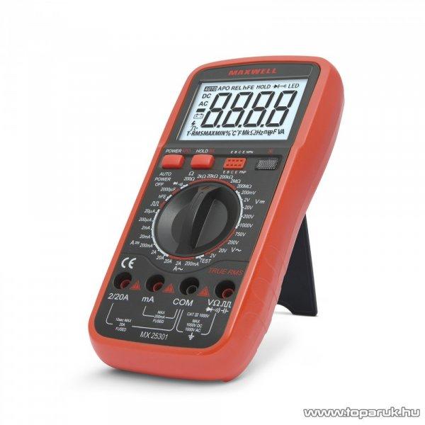 Maxwell MX-25 301 Digitális multiméter TRUE RMS funkcióval (25301)