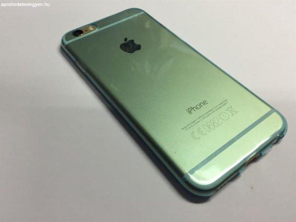 iPhone 6 6S (4,7") ultra vékony 0.3mm türkiz szilikon tok