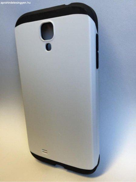 Samsung I9500 I9505 I9506 I9515 Galaxy S4 Fehér Armor Kemény Hátlap Tok