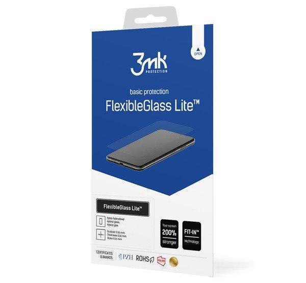 3MK FLEXIBLE GLASS LITE képernyővédő üveg (2.5D, flexibilis, lekerekített
szél, ultravékony, 0.16mm, 6H) ÁTLÁTSZÓ Apple iPhone 14, Apple iPhone 14
Pro