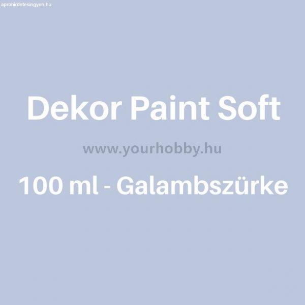 Pentart Dekor Paint Soft lágy dekorfesték 100 ml - galambszürke