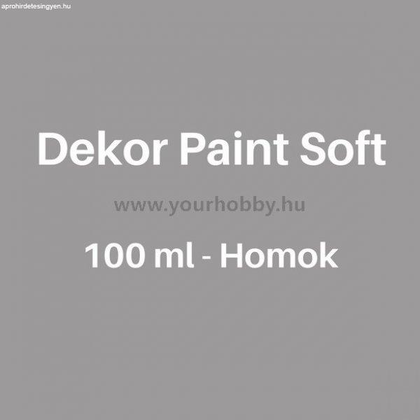 Pentart Dekor Paint Soft lágy dekorfesték 100 ml - homok