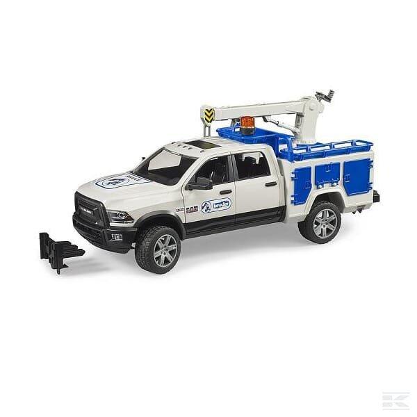 Bruder U02509 RAM 2500 szervizautó forgóvillogóval
