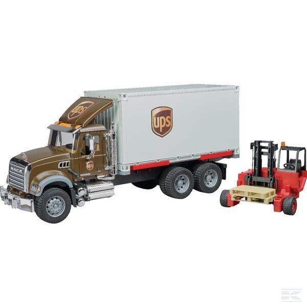 Bruder U02828 Mack UPS + targonca