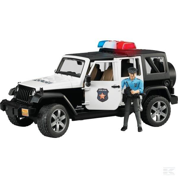 Bruder U02526 Jeep Rubicon rendőrautó