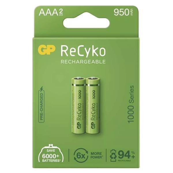 GP tölthető elem ReCyko 1000 AAA (HR03), 2 darab