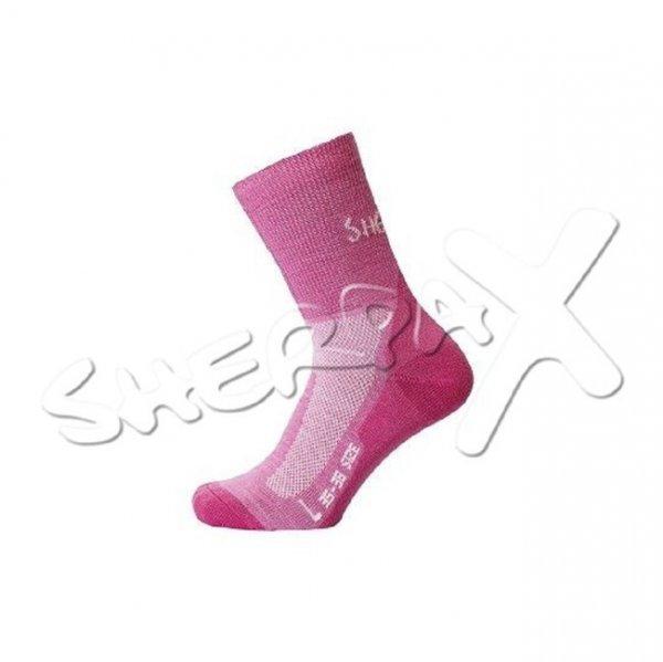 SherpaX /Apasox Solo vékony zokni, rózsaszín