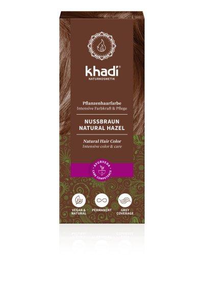 Khadi bio hajfesték por mogyoró 100 g