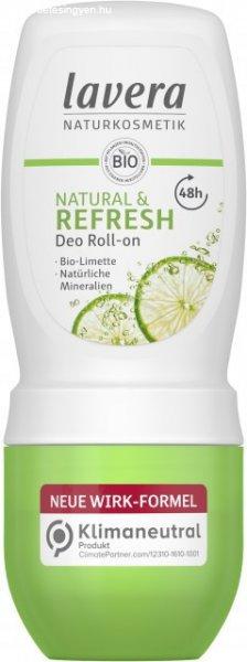 Lavera bio golyós dezodor natural refresh 50 ml