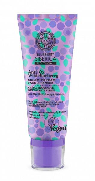 Natura siberica blueberry siberica anti-ox vadáfonya arctisztító krémhab 100
ml