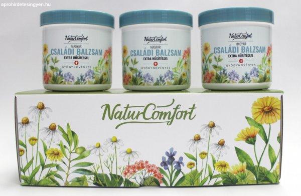 Naturcomfort Magyar Családi balzsam extra hűsítéssel tripla csomag 750 ml