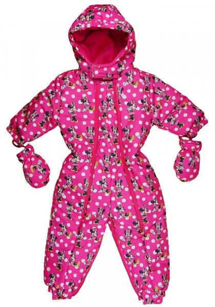 Disney Minnie baba kapucnis overall kesztyűvel 92-98 pink