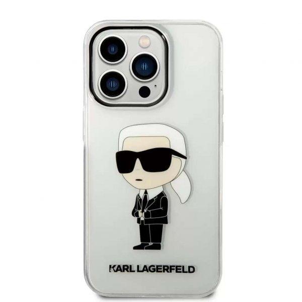 Karl Lagerfeld tok átlátszó KLHCP14XHNIKTCT Iphone 14 Pro Max készülékhez