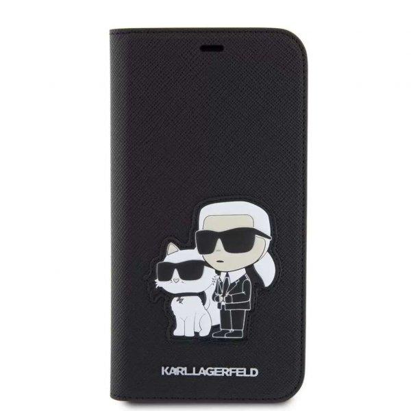 Karl Lagerfeld tok fekete Apple Iphone 11 készülékhez KLBKN61SANKCPK