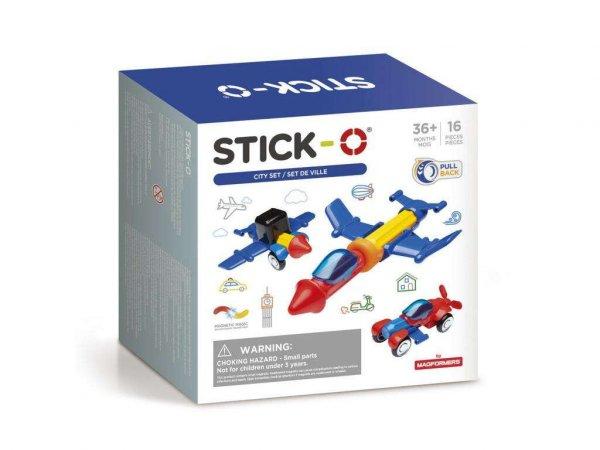 Stick-O City mágneses építő készlet - 16 darabos